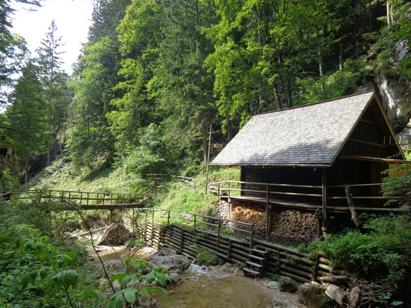 Bergwachthütte in Bärenschützklamm